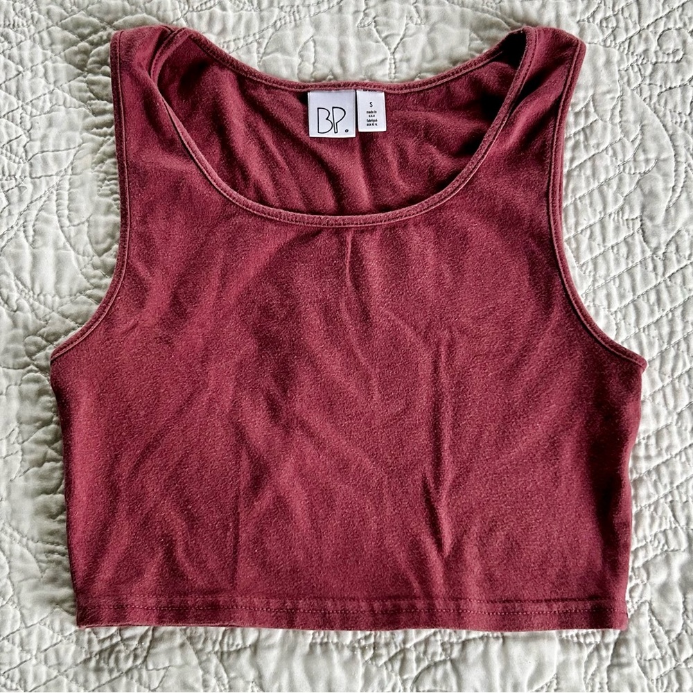 Urban Outfitters BP Bralette Crop Top Dusty Rose Maroon